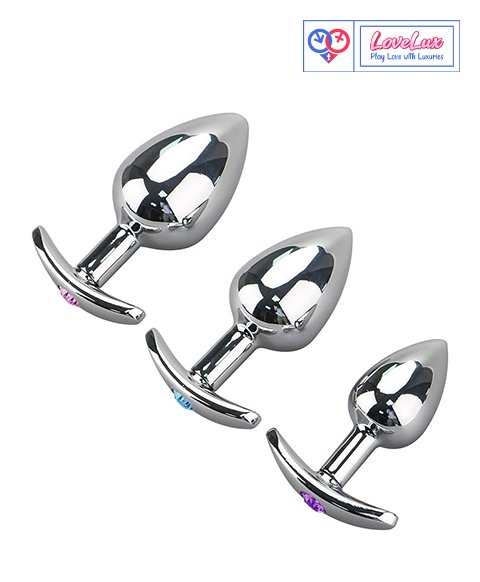 Anchor-Shape Base Butt Plug for Men & Women - 3 Sizes.
