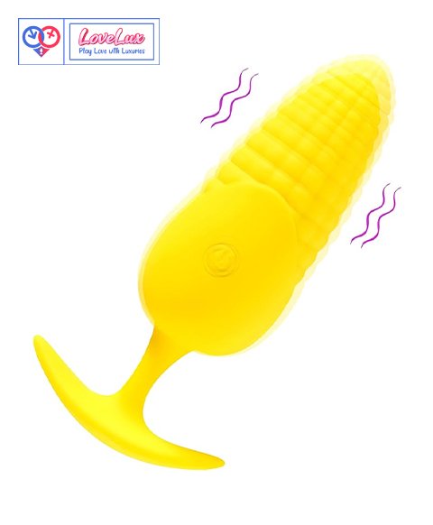 Corn Anal Plug Adult Sex Toy Prostate Massager APP Remote Control Vibrating Anal Plug, Multiple Vibration Modes, Suitable for Men and Women Anal Toy Vibrator (Remote Control)
