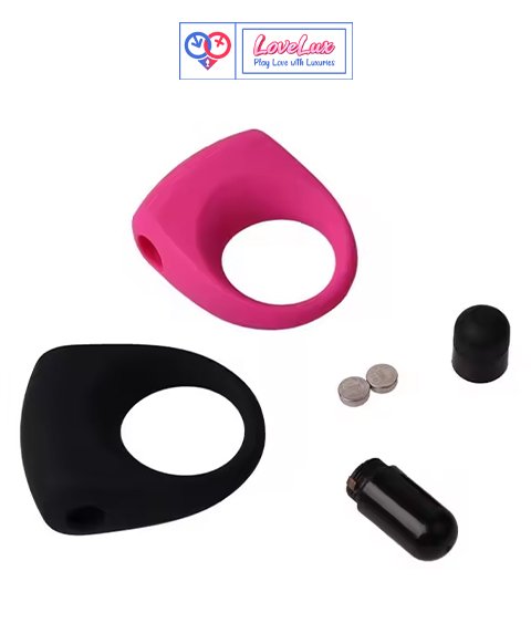 Male Ejaculation Delay Ring Silicone Male Vibrator Cock Ring
