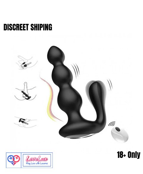 Remote Controlled Bead Style Prostate Massager