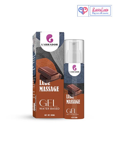 water based intimate lubricant chocolate flavour labrador