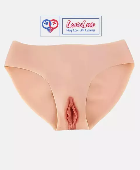 fake silicone vagina panty for crossdressers and hip shaping. Soft, realistic, and comfortable for regular underwear in India LoveLuxToys.com